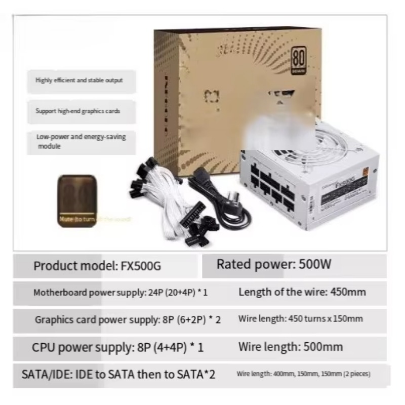 850W Sfx Power Supply 80 Plus Gold - Op voorraad 750W/850W SFX voeding 80
